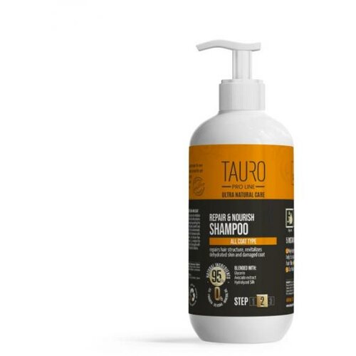 Tauro Pro Line ultra natural care repair&nourish shampoo 400ml Cene