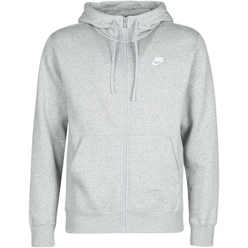 Nike Puloverji M NSW CLUB HOODIE FZ BB Siva Slike