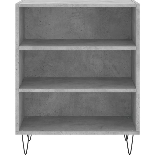  Komoda siva boja betona 57 x 35 x 70 cm od konstruiranog drva Slike