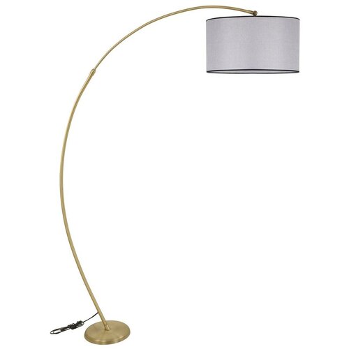 Opviq Mısra Eskitme Lambader Silindir Açık Hasır Gri Abajurlu Light Grey Floor Lamp Cene