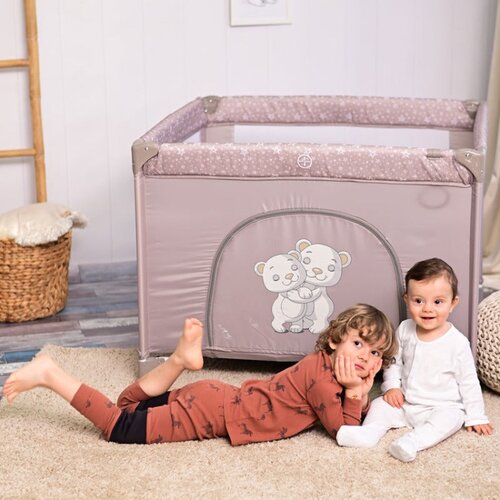 Lorelli game zone beige rose rabbits 100*100 Slike