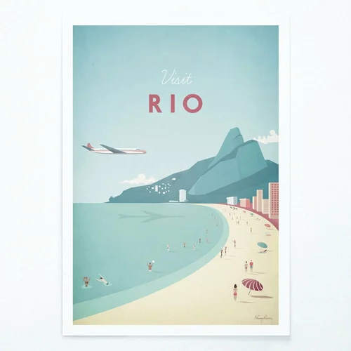 Travelposter Plakat Rio, A2