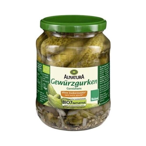 Alnatura bio kumare, nesladkane Slike