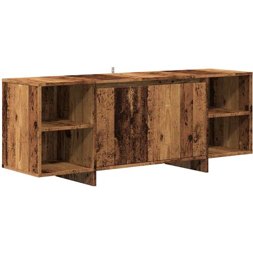 VidaXL TV omarica iz starega lesa 130x35x50 cm iz umetnega lesa, (21829816) Slike
