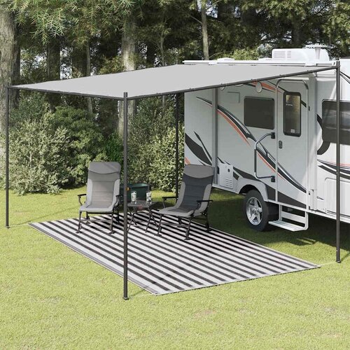  Tepih za &amp;scaron;ator 250 x 450 cm antracit i bijeli - Antracit i bijela 250 x 450 cm 1 Slike