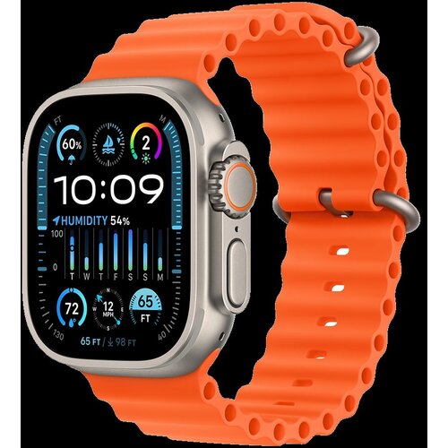 Apple Watch Ultra2 Cellular 49mm Titanium Case with Orange Ocean Band – mreh3bs/a Cijene