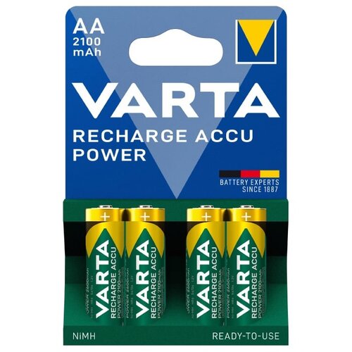 Varta AA 2100mAh HR6 PAK4 CK, punjive NiMH baterije (rechargeable Ready to use) Slike