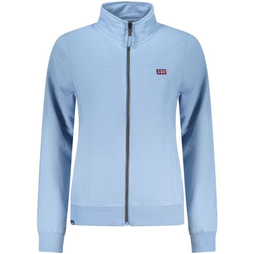 Norway 1963 ženski plavi zip-up sweatshirt Slike