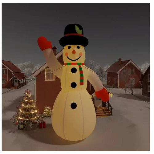  Božični napihljiv snežak z LED lučkami 1000 cm