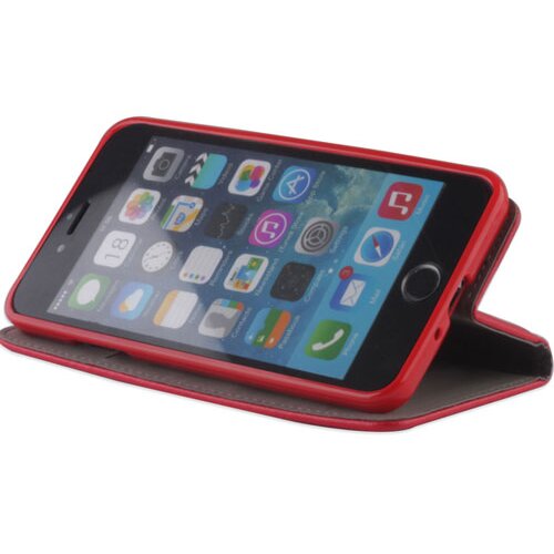 NOBRAND Torbica flip Smart Magnet za Apple iPhone 11 Pro Max - rdeča Slike