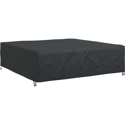 VidaXL Navlaka za vanjski namje&amp;scaron;taj Crna 260 x 260 x 70 cm 600D Slike