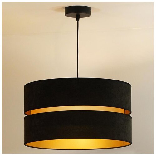  Duolla - Luster na sajli DUO 1xE27/15W/230V prečnik 40 cm crna/zlatna Cene