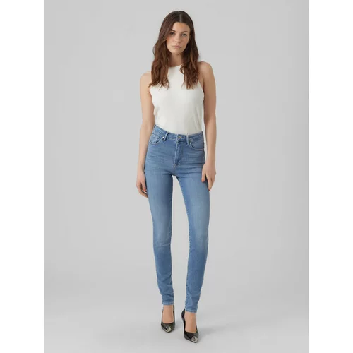 Vero_Moda Jeans hlače Sophia 10278955 Modra Skinny Fit