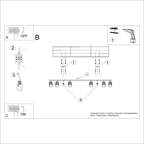  Brilagi - LED spot svetiljka CRESTO 6xGU10/10W/230V bela Slike