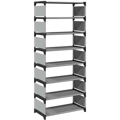 vidaXL Stalak za cipele 8 slojeva sivi 54x28x124 cm netkana tkanina Cijene