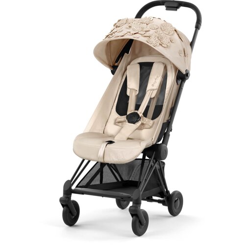 Cybex ki&amp;scaron;obran kolica Coya Platinum Simply Flowers mid beige 522003151 Slike