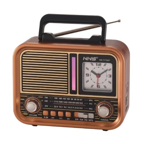  Prenosni retro RGB Bluetooth radio + sat 7778BT NS-7778BT Cene