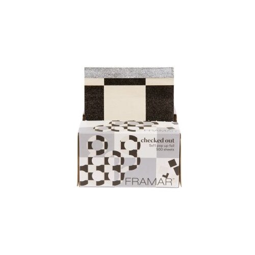 Folija za pramenove Aluminijska Framar Checked Out 13 x 28 cm – 500 kom Cijene