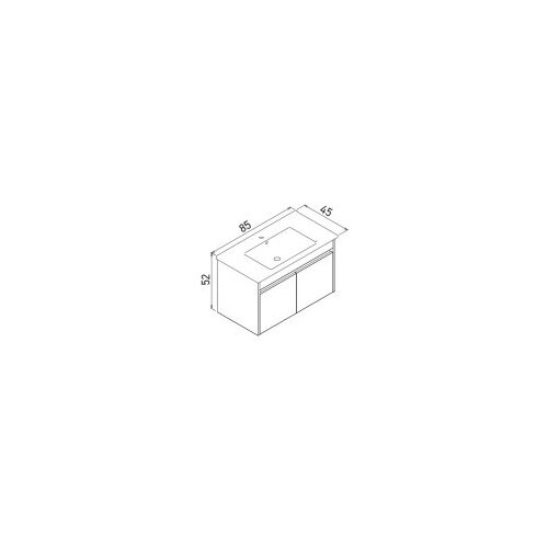 Hanah home Ormarić sa umivaonikom Side 85 v2 706 Slike