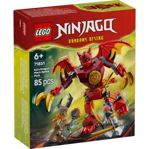 Lego LEGO&amp;reg; NINJAGO&amp;reg; - Kaijev bojni paket z zmajskim robotskim oklepom (71851) Slike