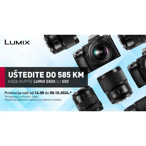 Panasonic Lumix DC-S5 II & DC-S5 II X – PROMO POPUST DO 585 KM