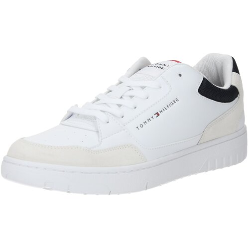 Tommy Hilfiger Nizke superge 'Basket Core' bež / črna / bela Cene