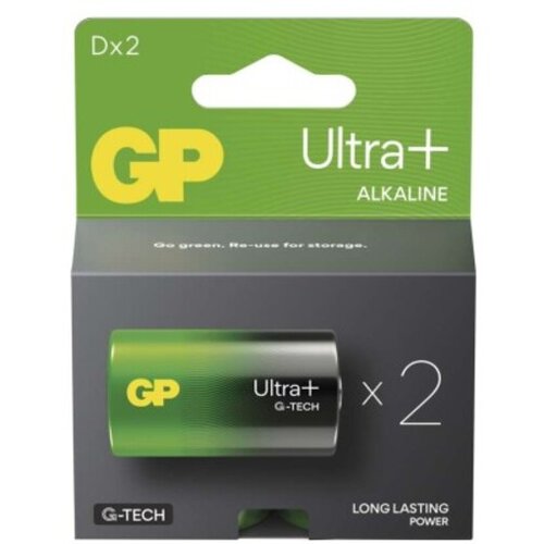 Gp 1x2 gp ultra plus alkaline 1,5V d mono LR20 03013AUPETA-B2 Cijene
