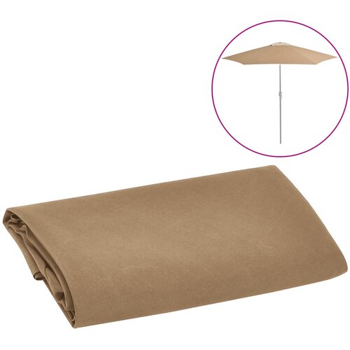 vidaXL Nadomestna tkanina za zunanji senčnik taupe 300 cm Cene