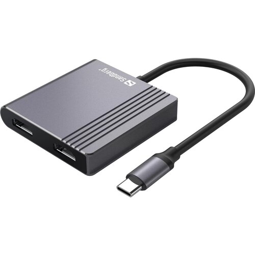 Sandberg USB-C 2xHDMI + USB + Power Delivery priklopna postaja za 2 monitorja Cene