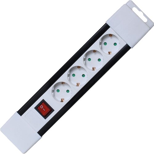Home Produžni kabel, 4 utičnica, prekidač, 1,0mm&sup2;, 2 met, bijeli - PNV 04K/WH Cijene