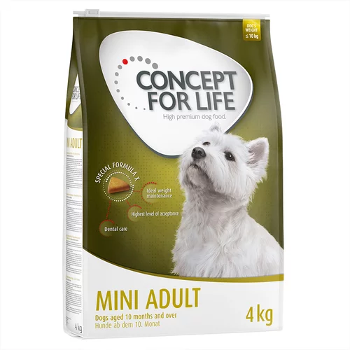Concept for Life Mini Adult - Varčno pakiranje: 2 x 4 kg