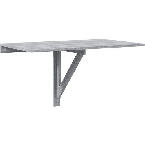  Sklopivi zidni stol boja hrasta 100x60x56 cm konstruirano drvo Slike