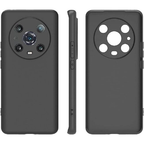  Gumijasti / gel etui Soft za Honor Magic 4 Pro - črni Slike