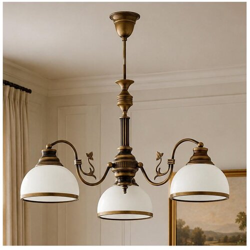 Brilagi Luster na stalku TAURUS 3xE27/15W/230V prečnik 70 cm bronza Slike