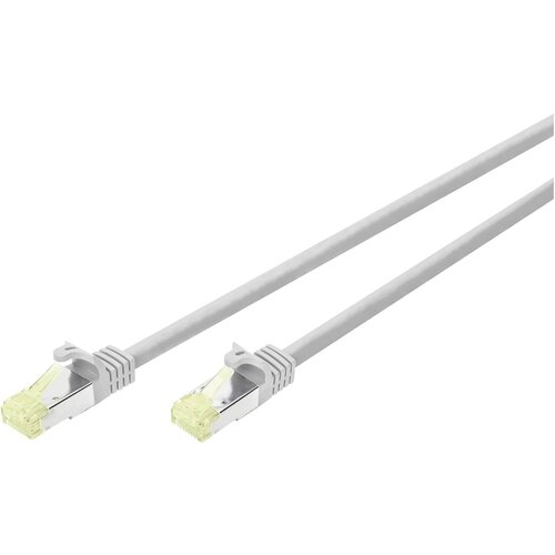 Digitus DK-1644-A-020CL RJ45 omrežni kabel\, Patch kabel cat 6a S/FTP 2.00 m siva dvojno oklopljen\, prilagodljiv\, za&scaron;čiten 1 kos, (20418147) Cene