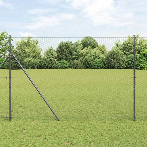  Sukladni osnovni dodatak za hexagonalnu ogradu 25 x 1,5 m Siva Cene