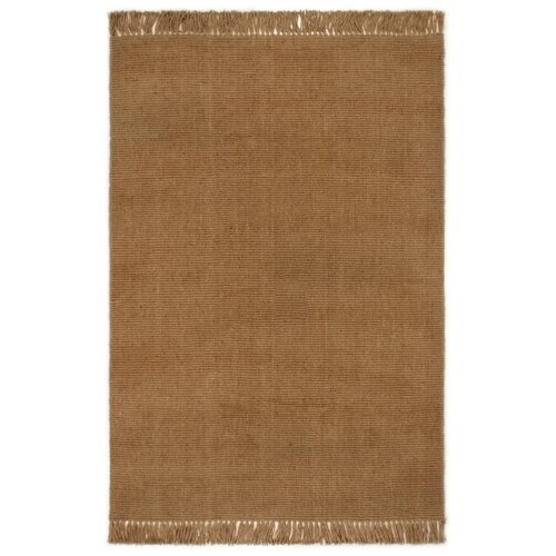 VidaXL Preproga z resicami 160x230 cm juta Slike