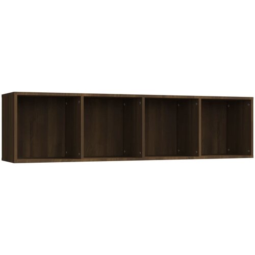 Maison Chic Knjižna omara - Knjižni regal rjavi hrast 143x30x36 cm konstruiran les, (21725984) Cene