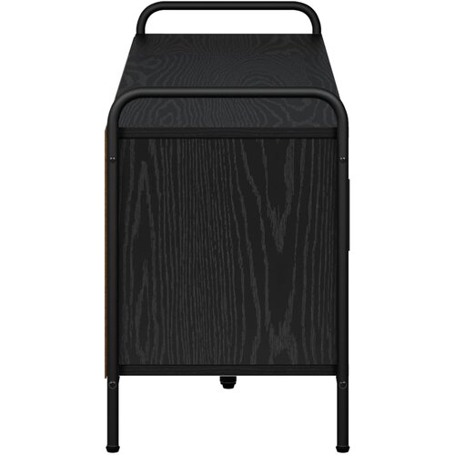  TV ormar 167,5 x 33 x 50 cm Crni hrast Konstruirano drvo Slike