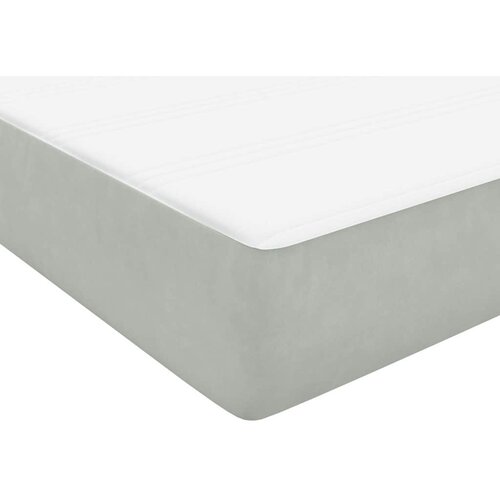 Box Spring krevet s madracem svijetlo sivi 80x210 cm bar&amp;scaron;un Slike