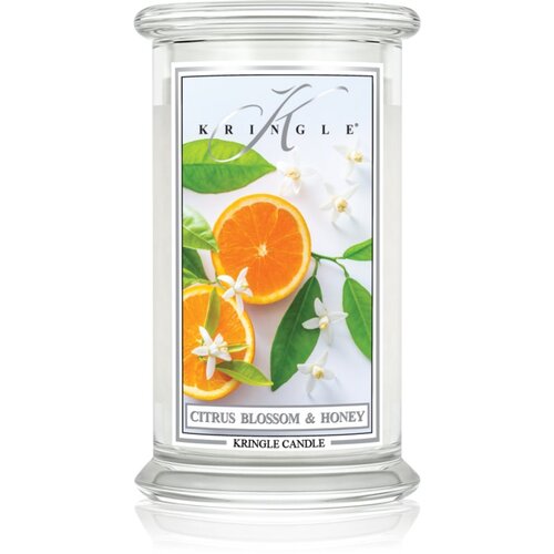Kringle Candle Classic Citrus Blossom &amp;amp; Honey mirisna svijeća 623 g Slike