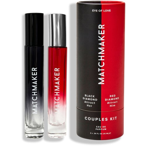 Matchmaker Pheromone Parfum Couples Kit Black & Red Diamond 2x10ml Cene