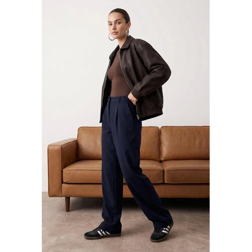 TRENDYOLMILLA ženske pantalone Twoss21Pl0155, crna Cene