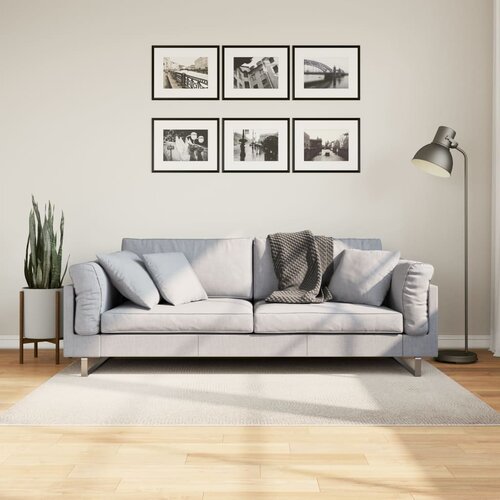 vidaXL Tepih IZA kratka vlakna skandinavski izgled krem 120x170 cm Cijene