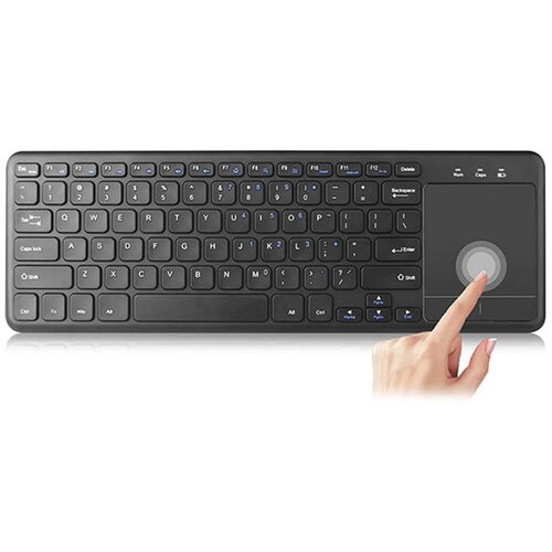  Tastatura EVEREST EKW-155 Black ToucPad Mouse... Slike