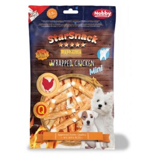 Nobby starsnack barbecue mini piščanec na palčkah - 375 g Cene