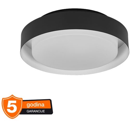 Ledvance LED plafonjera 2xE27 crna okrugla 29cm Cene