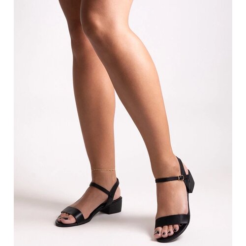 D/CEO Black sandals on a block heel Millo Cene