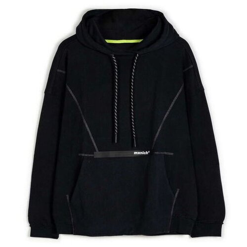 Munich Puloverji Hoodie space streatwear Črna Cene