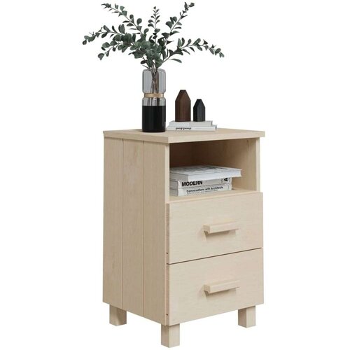 VidaXL idaxl noćni ormarići 2 kom boja meda 40x35x62 cm od masivne borovine Slike